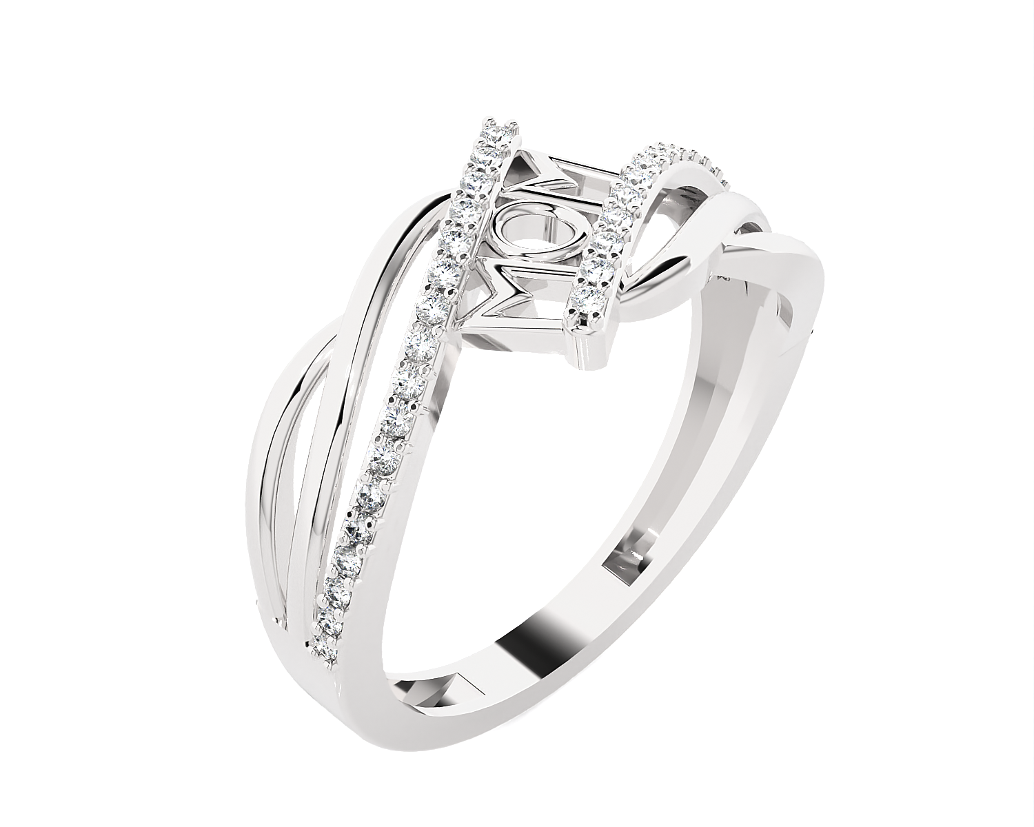 1/6 ctw Round Lab Grown Diamond Ring