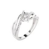 1/6 ctw Round Lab Grown Diamond Ring