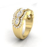 2 3/8 ctw Oval Lab Grown Diamond Fashion Ring