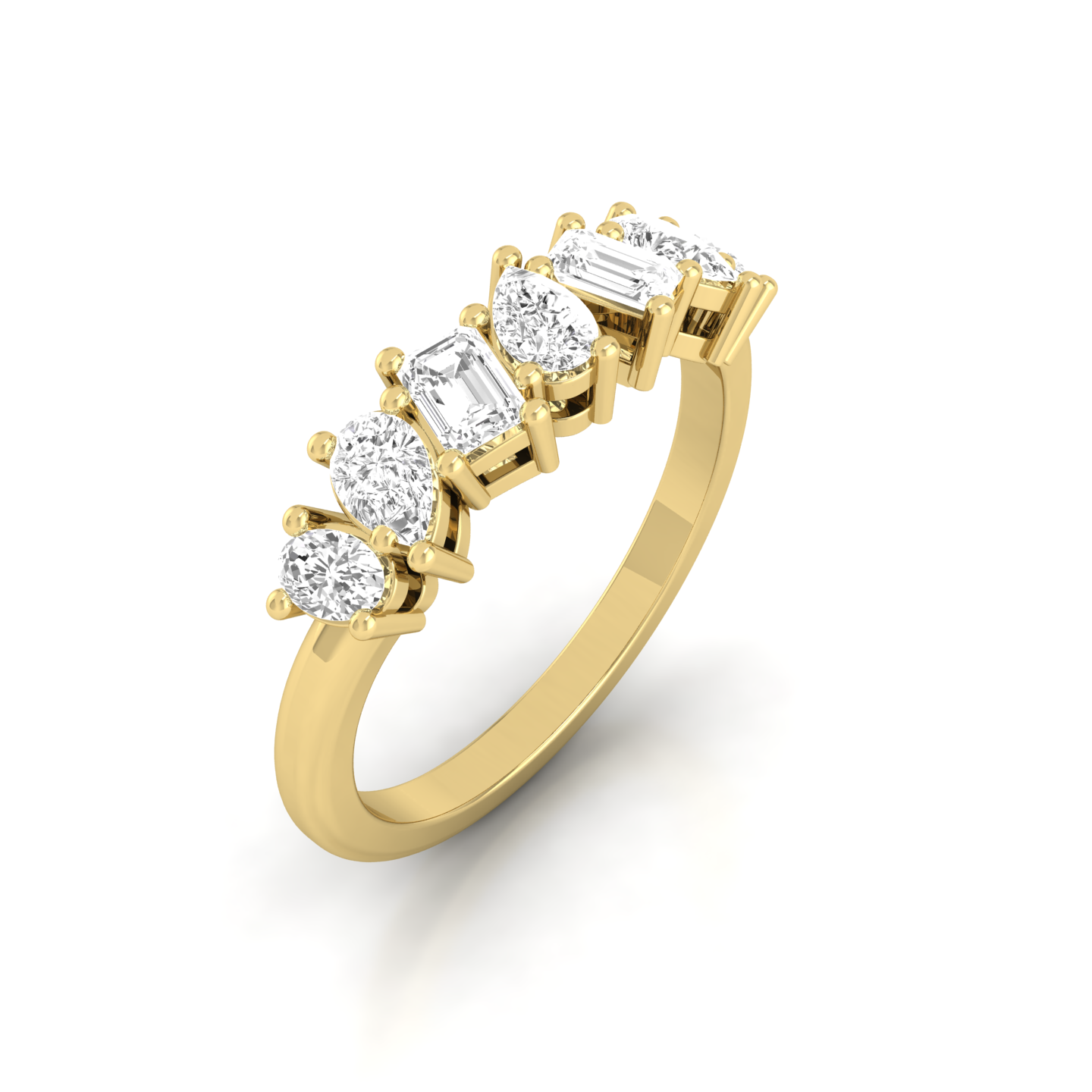 7/8 ctw Multi-Shape Lab Grown Diamond Fashion Ring