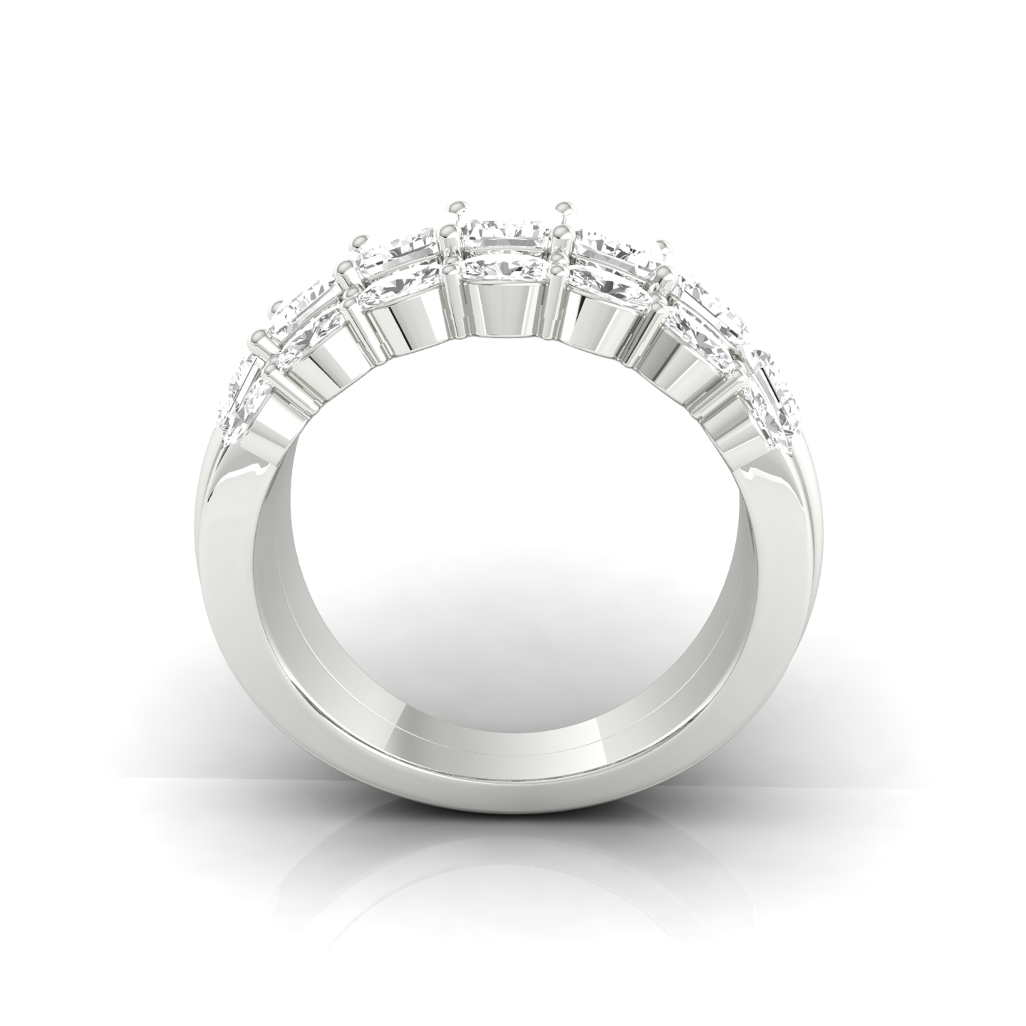 5 ctw Multi-Shape Lab Grown Diamond Fashion Ring