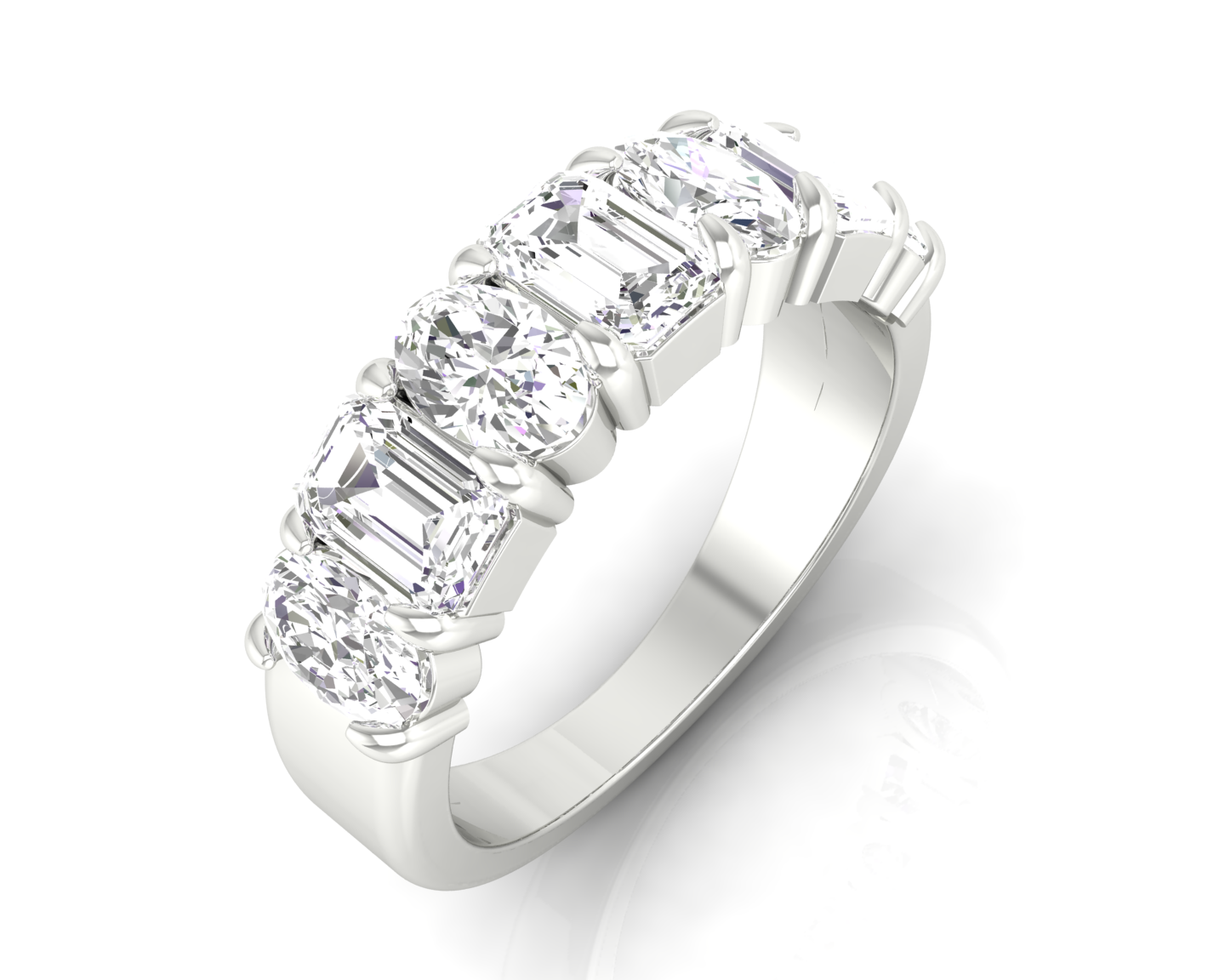 2 7/8 ctw Multi-Shape Lab Grown Diamond Fashion Ring