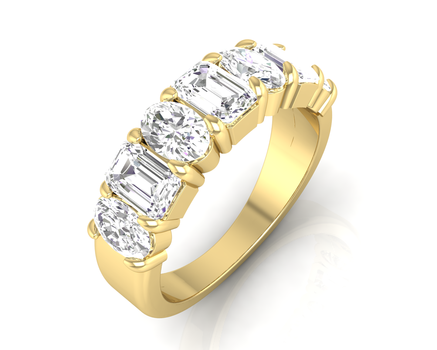 2 7/8 ctw Multi-Shape Lab Grown Diamond Fashion Ring