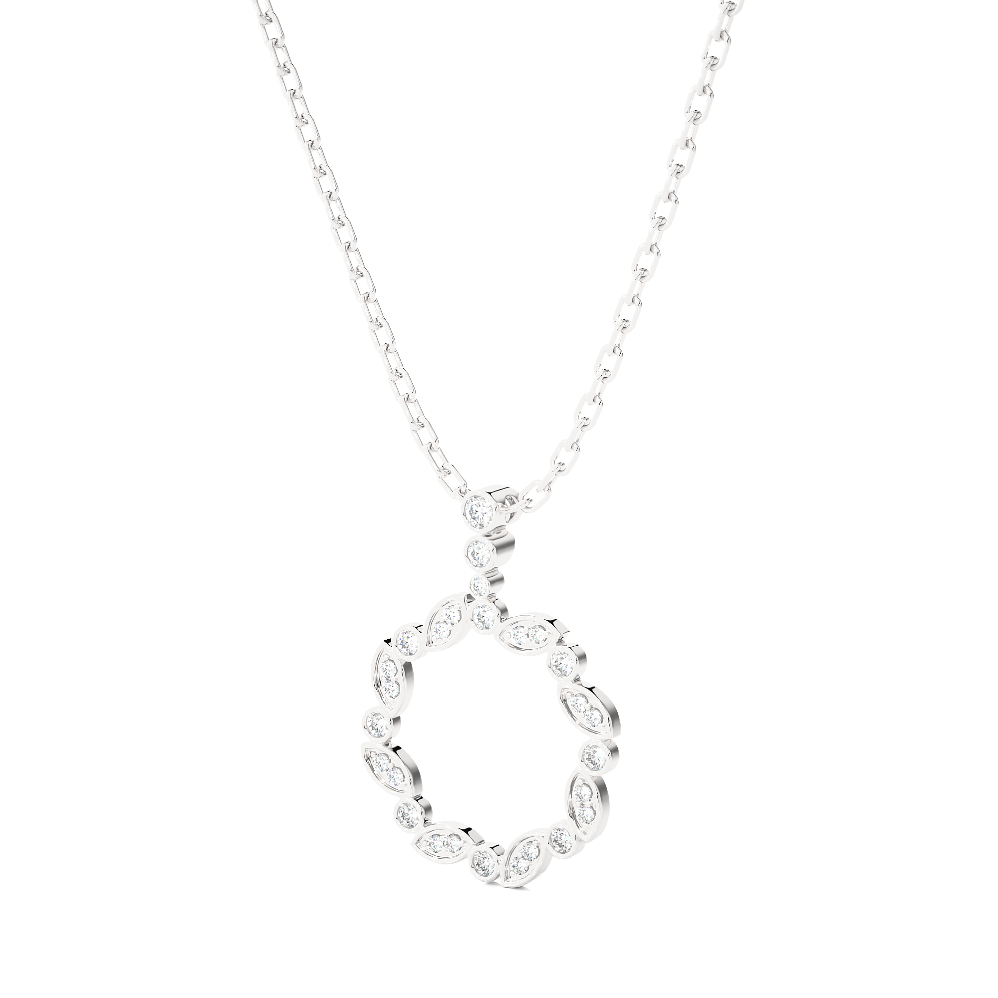 1/2  ctw Round Lab Grown Diamond Fashion Pendant