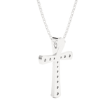 1/3  ctw Round Lab Grown Diamond Cross Pendant