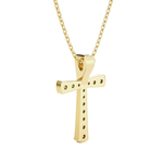 1/3  ctw Round Lab Grown Diamond Cross Pendant