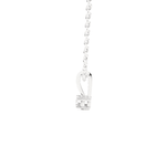 1/20  ctw Round Lab Grown Diamond Solitaire Pendant