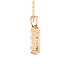 Round Lab Grown Diamond Solitaire Pendant