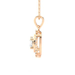 Cushion-Cut Lab Grown Diamond Solitaire Pendant