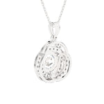 Round Lab Grown Diamond Solitaire Pendant