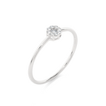 1/10 ctw Round Lab Grown Diamond Ring