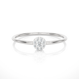 1/10 ctw Round Lab Grown Diamond Ring