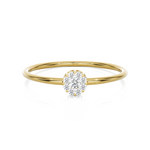 1/10 ctw Round Lab Grown Diamond Ring