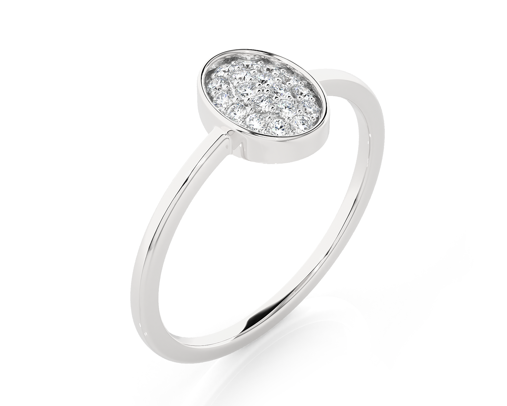 1/4 ctw Round Lab Grown Diamond Ring