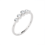 1/4 ctw Round Lab Grown Diamond Anniversary Ring