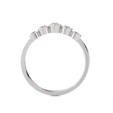 1/4 ctw Round Lab Grown Diamond Anniversary Ring