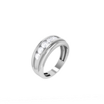 1 ctw Round Lab Grown Diamond Men's Ring