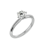 1 ctw Round Lab Grown Diamond Solitaire Engagement Ring