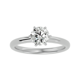 1 ctw Round Lab Grown Diamond Solitaire Engagement Ring