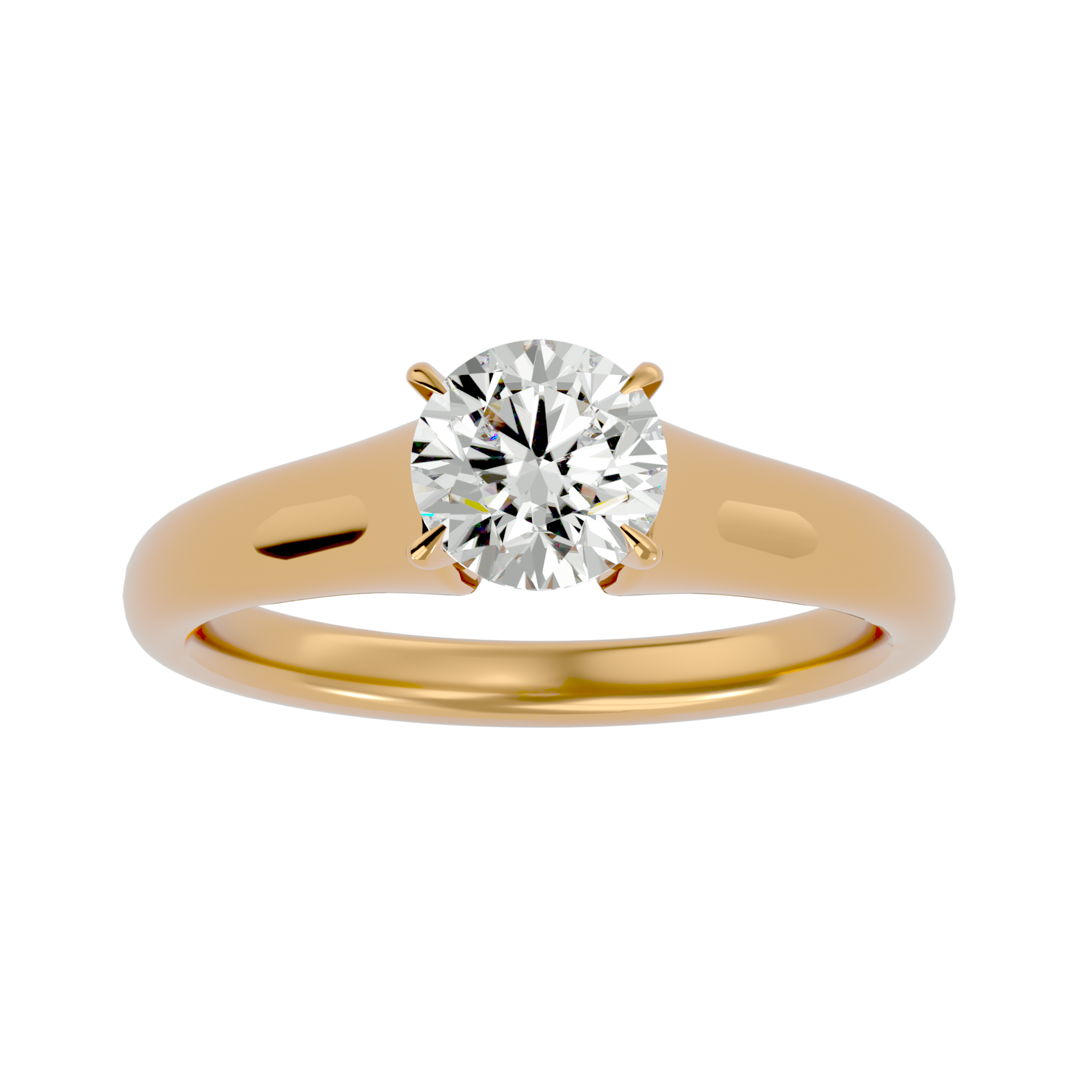 5/8 ctw Round Lab Grown Diamond Solitaire Engagement Ring