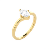 Marquise Lab Grown Diamond Solitaire Engagement Ring