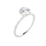 1 1/3 ctw Round Lab Grown Diamond Solitaire Engagement Ring