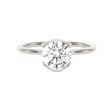 1 1/3 ctw Round Lab Grown Diamond Solitaire Engagement Ring