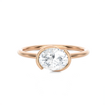 5/8 ctw Round Lab Grown Diamond Solitaire Engagement Ring