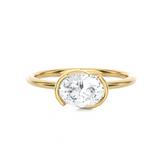 5/8 ctw Round Lab Grown Diamond Solitaire Engagement Ring