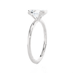 1 ctw Emerald-Cut Lab Grown Diamond Solitaire Engagement Ring