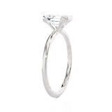 1 ctw Emerald-Cut Lab Grown Diamond Solitaire Engagement Ring