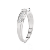 7/8 ctw Round Lab Grown Diamond Ring