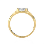 7/8 ctw Round Lab Grown Diamond Ring