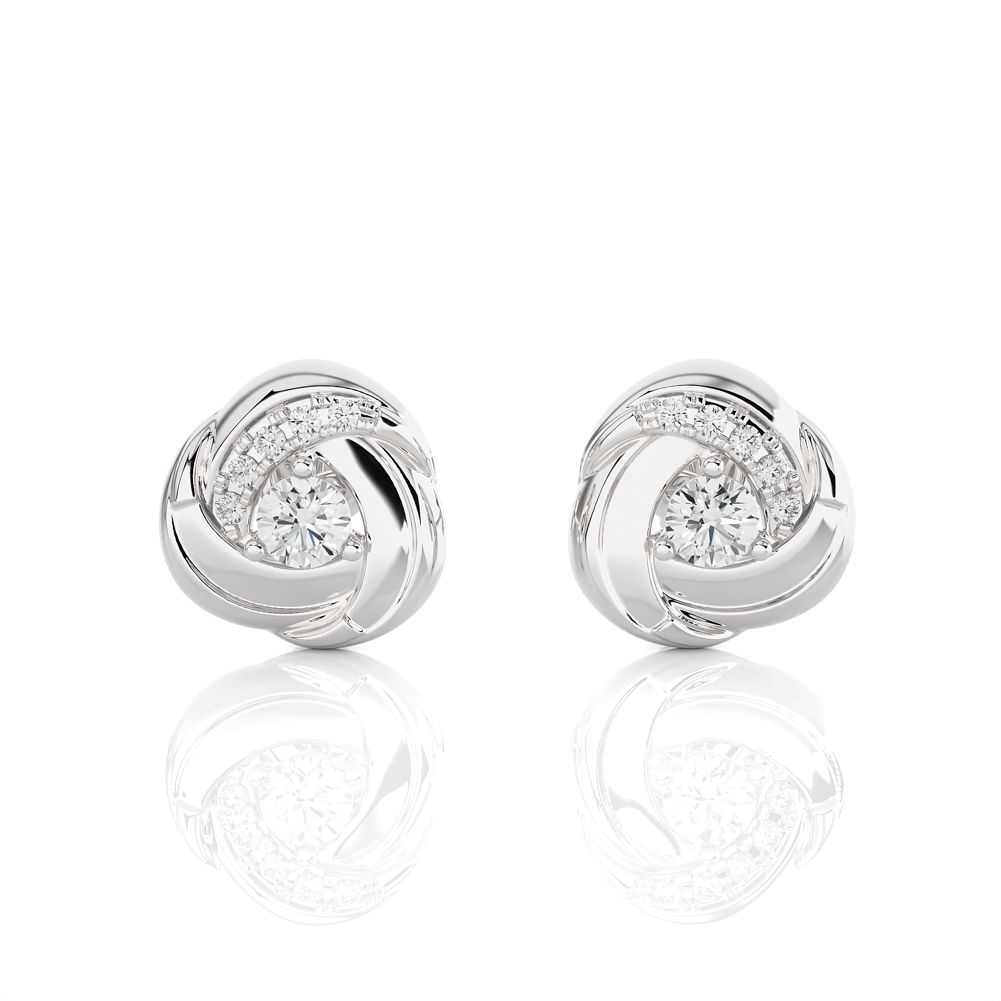 1/3 ctw Round Lab Grown Diamond Stud Earrings