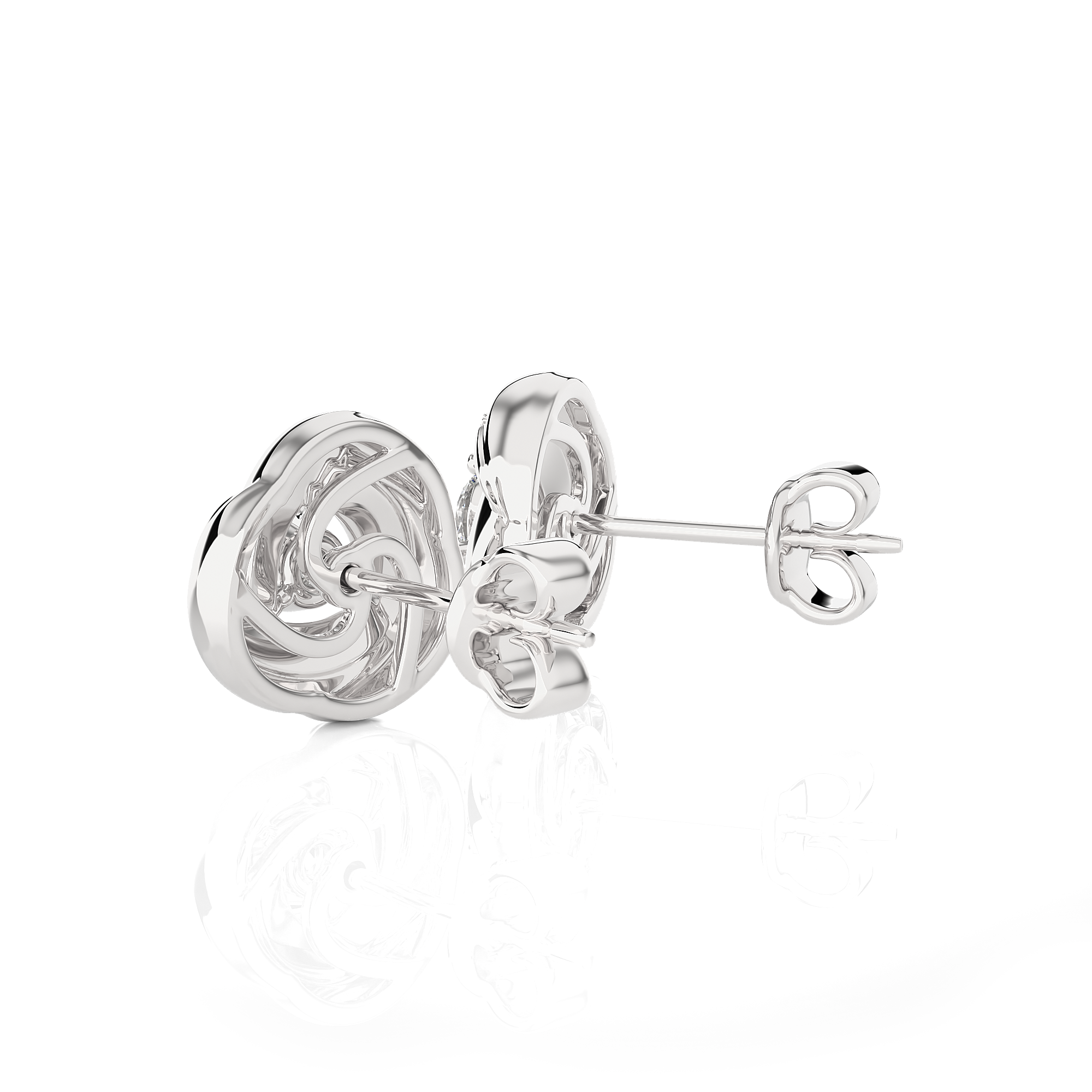 1/3 ctw Round Lab Grown Diamond Stud Earrings