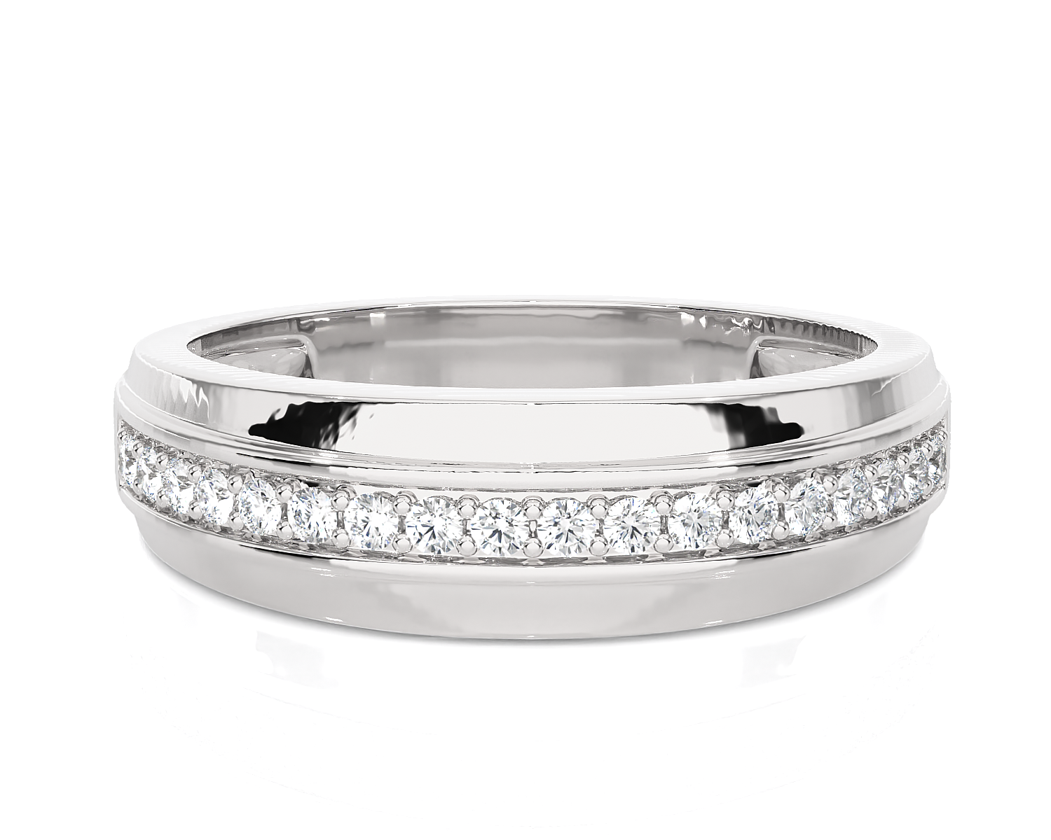 1/5 ctw Round Lab Grown Diamond Anniversary Ring