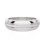 1/5 ctw Round Lab Grown Diamond Anniversary Ring