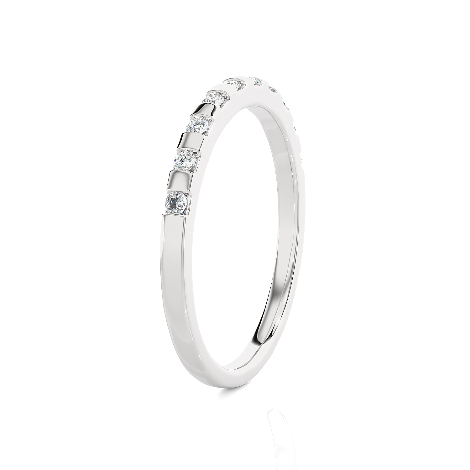 1/6 ctw Round Lab Grown Diamond Anniversary Ring