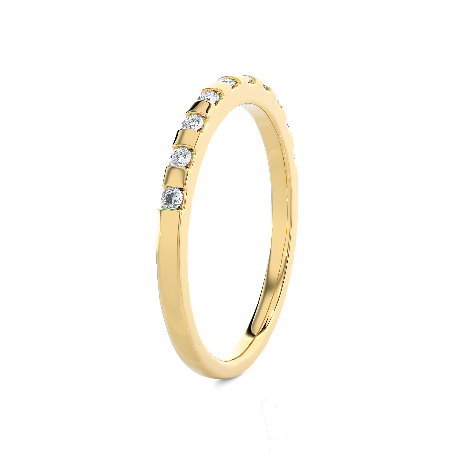 1/6 ctw Round Lab Grown Diamond Anniversary Ring