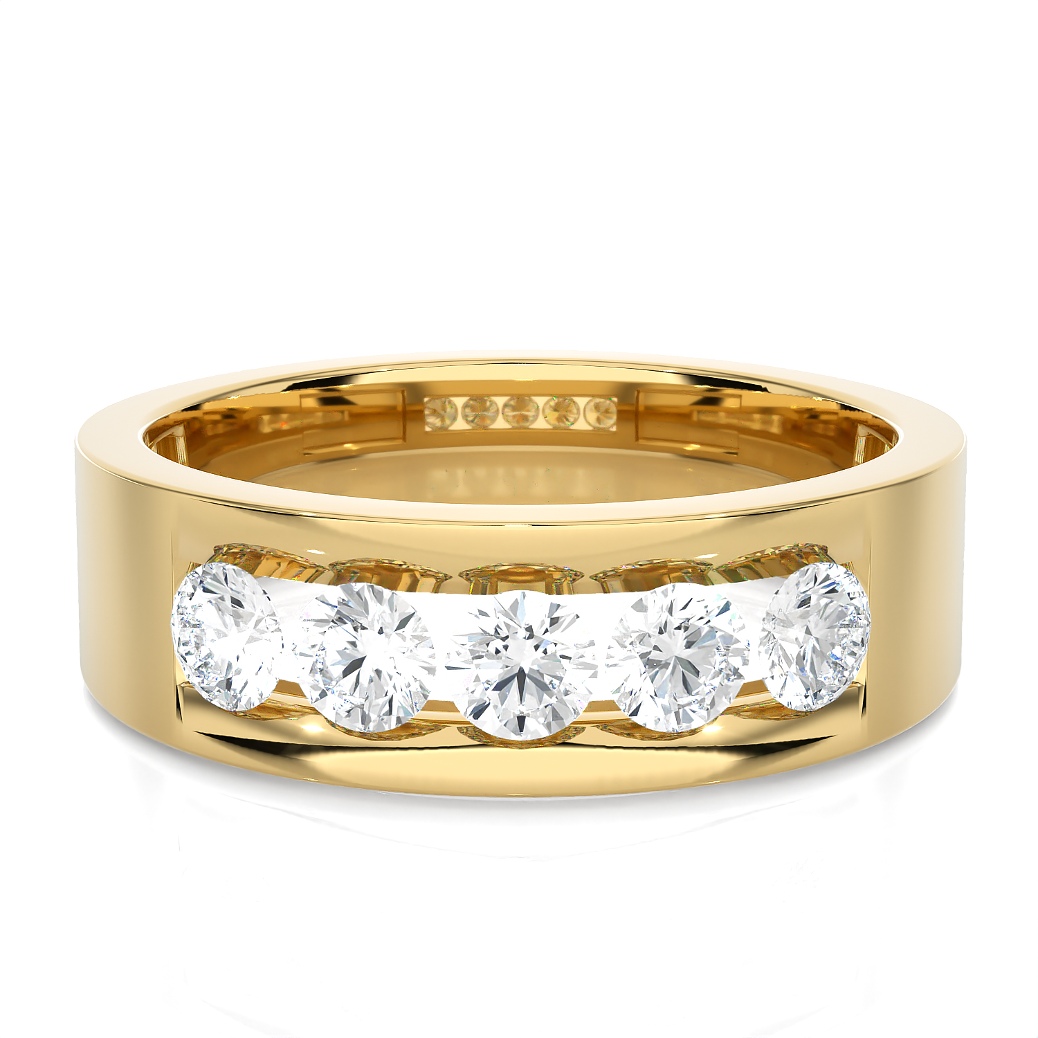 1 ctw Round Lab Grown Diamond Anniversary Ring