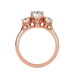 2 ctw Round Three Stone Lab Grown Diamond Ring