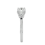 2 ctw Round Three Stone Lab Grown Diamond Ring