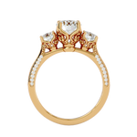 2 ctw Round Three Stone Lab Grown Diamond Ring