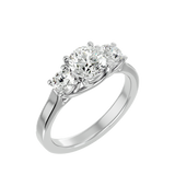 2 ctw Round Three Stone Lab Grown Diamond Ring