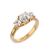 2 ctw Round Three Stone Lab Grown Diamond Ring