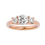 1 3/8 ctw Round Three Stone Lab Grown Diamond Ring