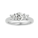 1 3/8 ctw Round Three Stone Lab Grown Diamond Ring