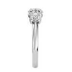 1 3/8 ctw Round Three Stone Lab Grown Diamond Ring