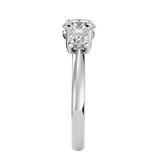 1 3/8 ctw Round Three Stone Lab Grown Diamond Ring