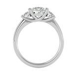 1 3/8 ctw Round Three Stone Lab Grown Diamond Ring
